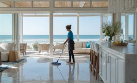 limpieza apartamento frente al mar